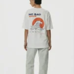 NO BAD WAVES BOXY FIT OVERSIZED TSHIRT