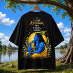 Krishna Sakhi – 240 GSM Oversized T-Shirt