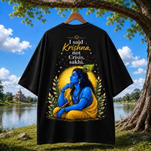 Krishna Sakhi – 240 GSM Oversized T-Shirt
