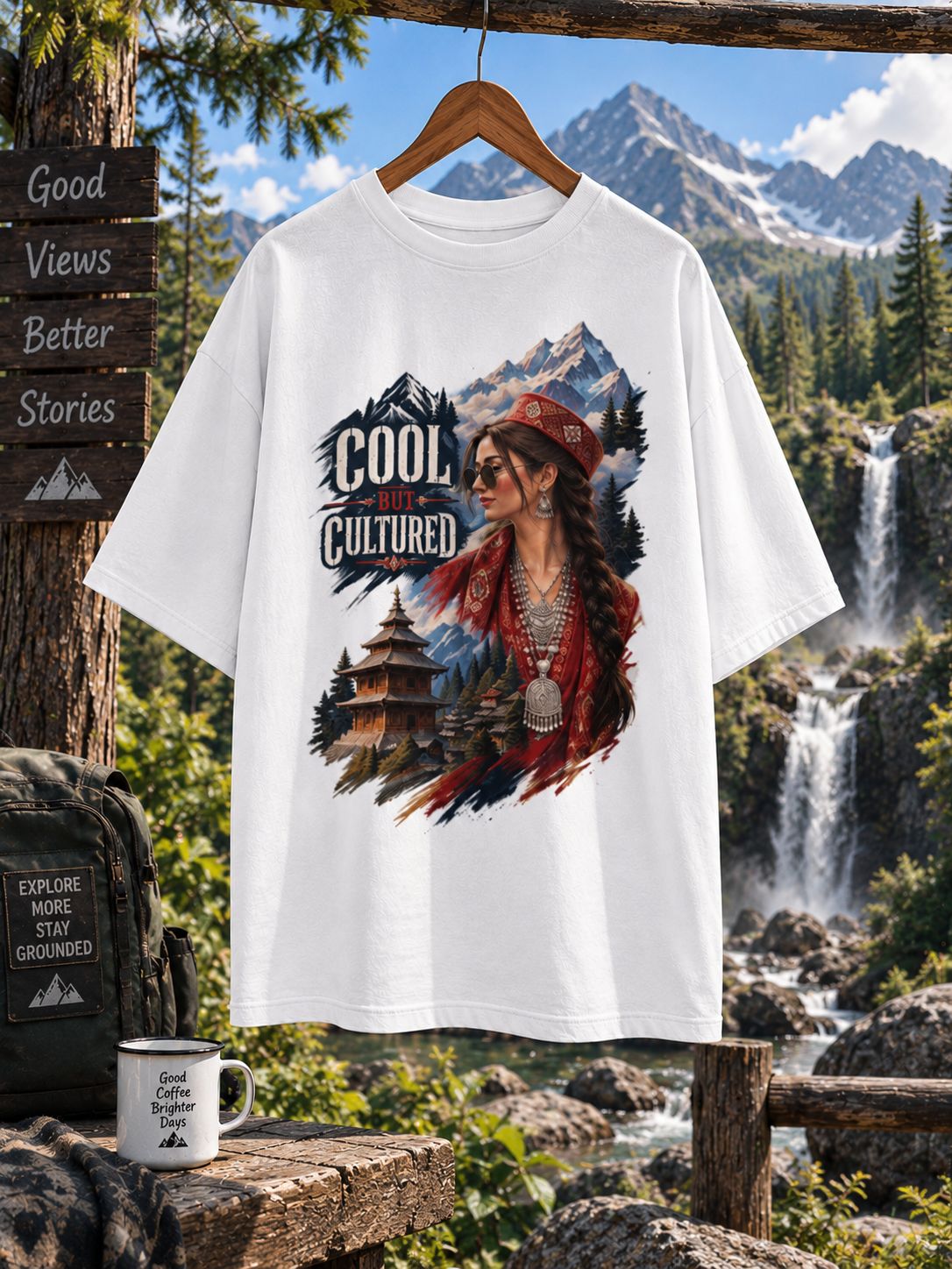 Cool & Cultured Women’s Oversized T-Shirt